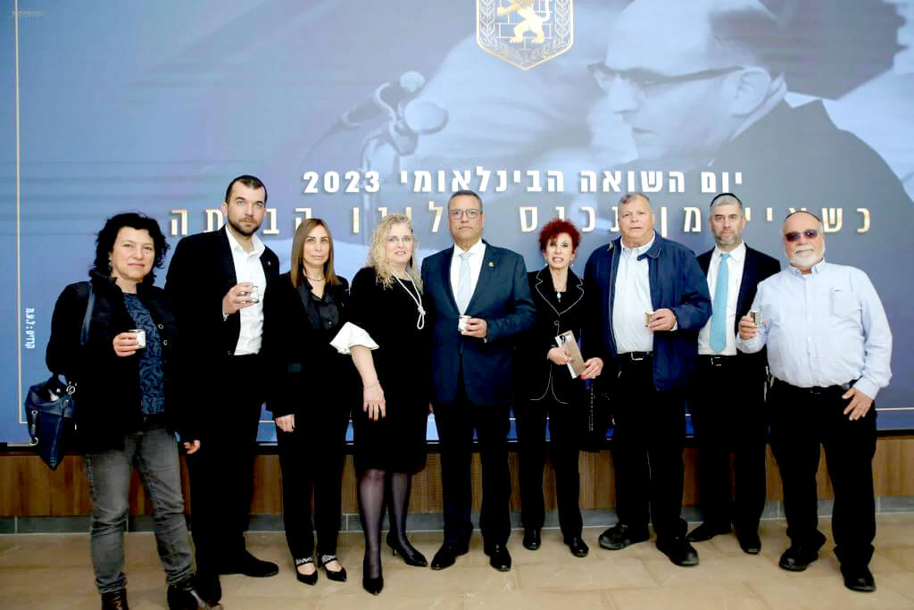 טקס בבית העם בירושלים ראש עיריית ירושלים משה ליאון וחברי מועצת העיר